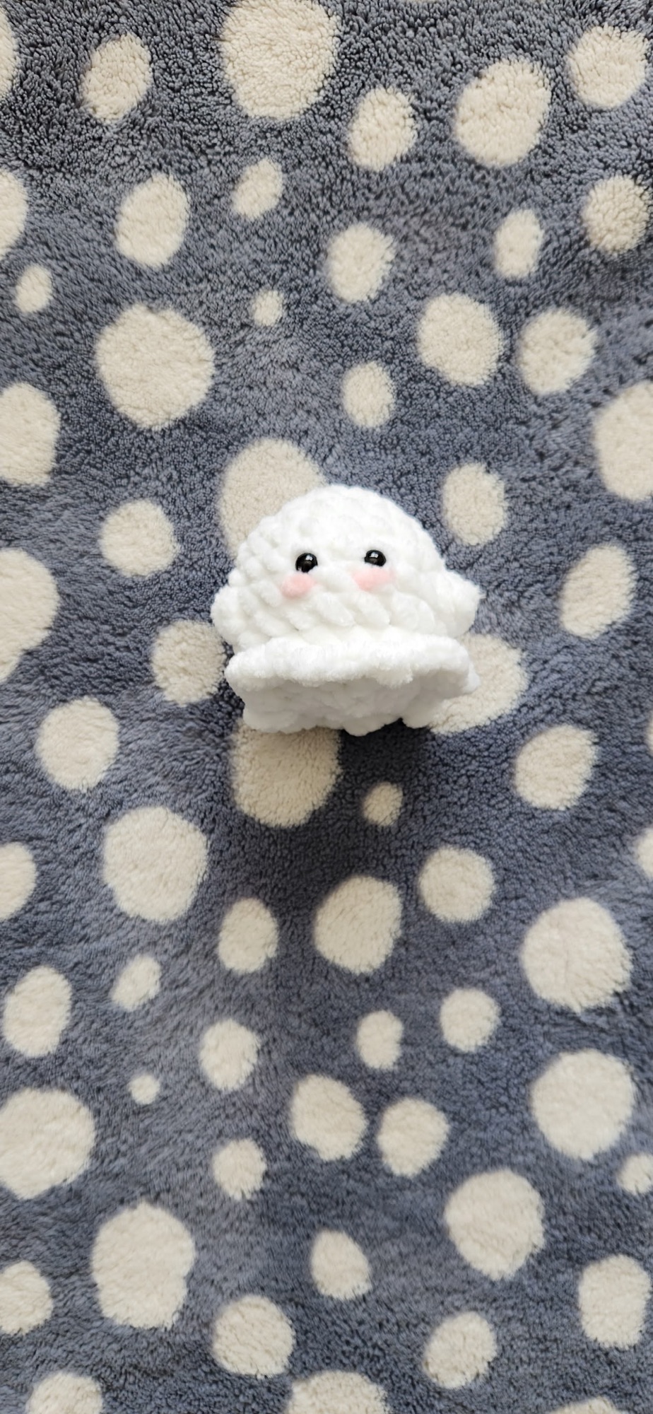 Handmade crochet ghost